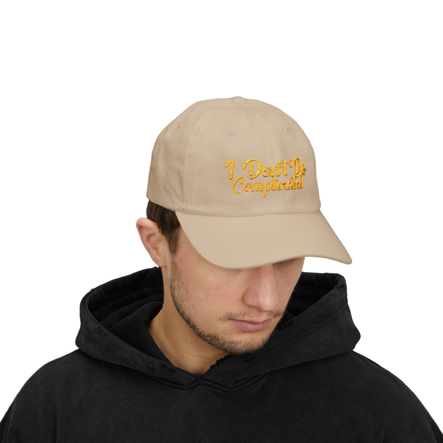 I Don't Do Complicated Classic Dad Cap - Casual Style for Stress-Free Days