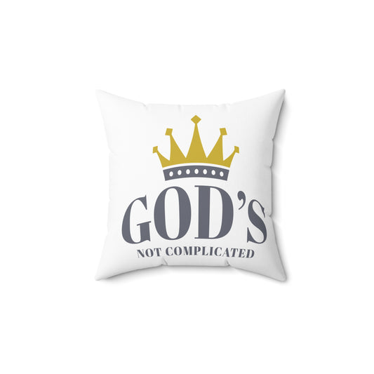 Spun Polyester Square Pillow