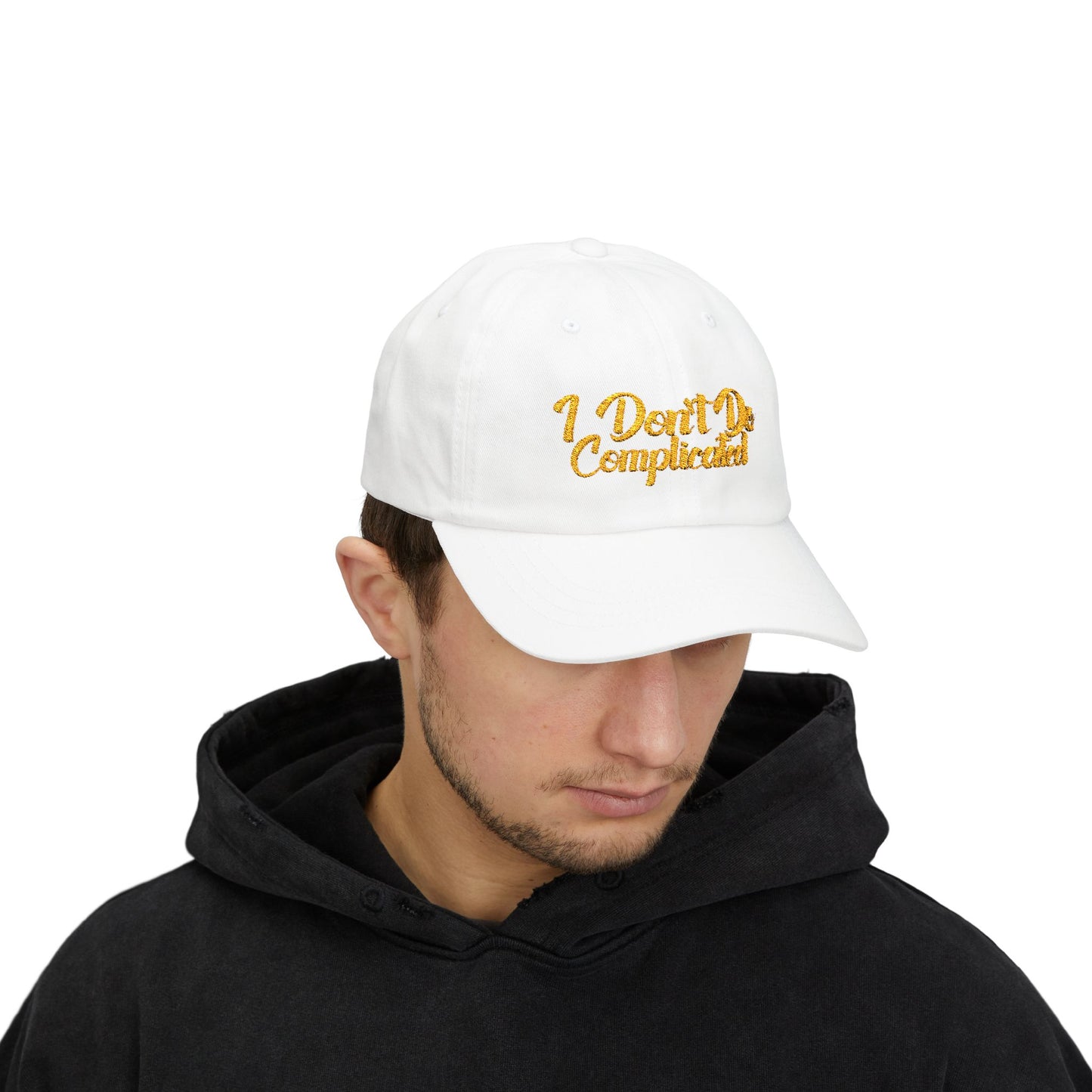 I Don't Do Complicated Classic Dad Cap - Casual Style for Stress-Free Days