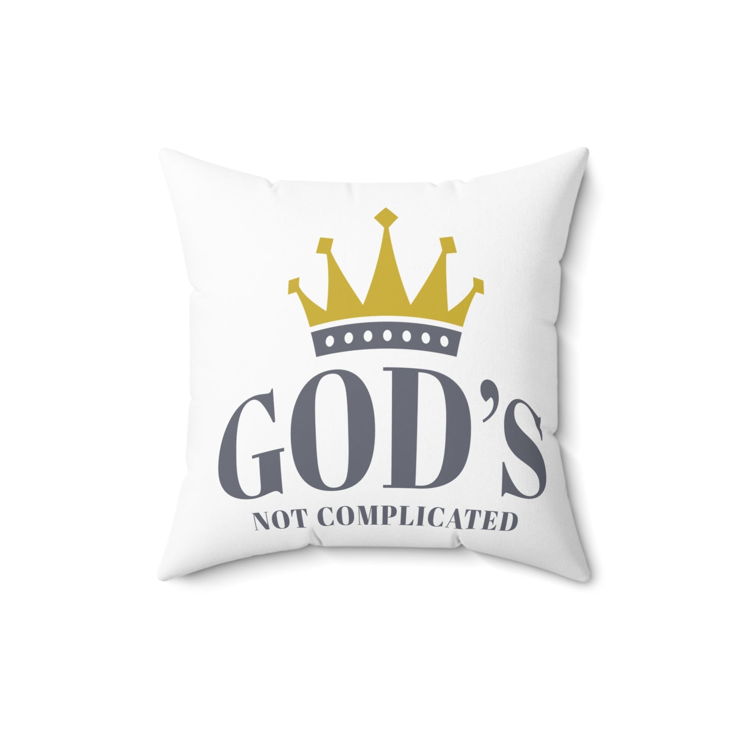 Spun Polyester Square Pillow