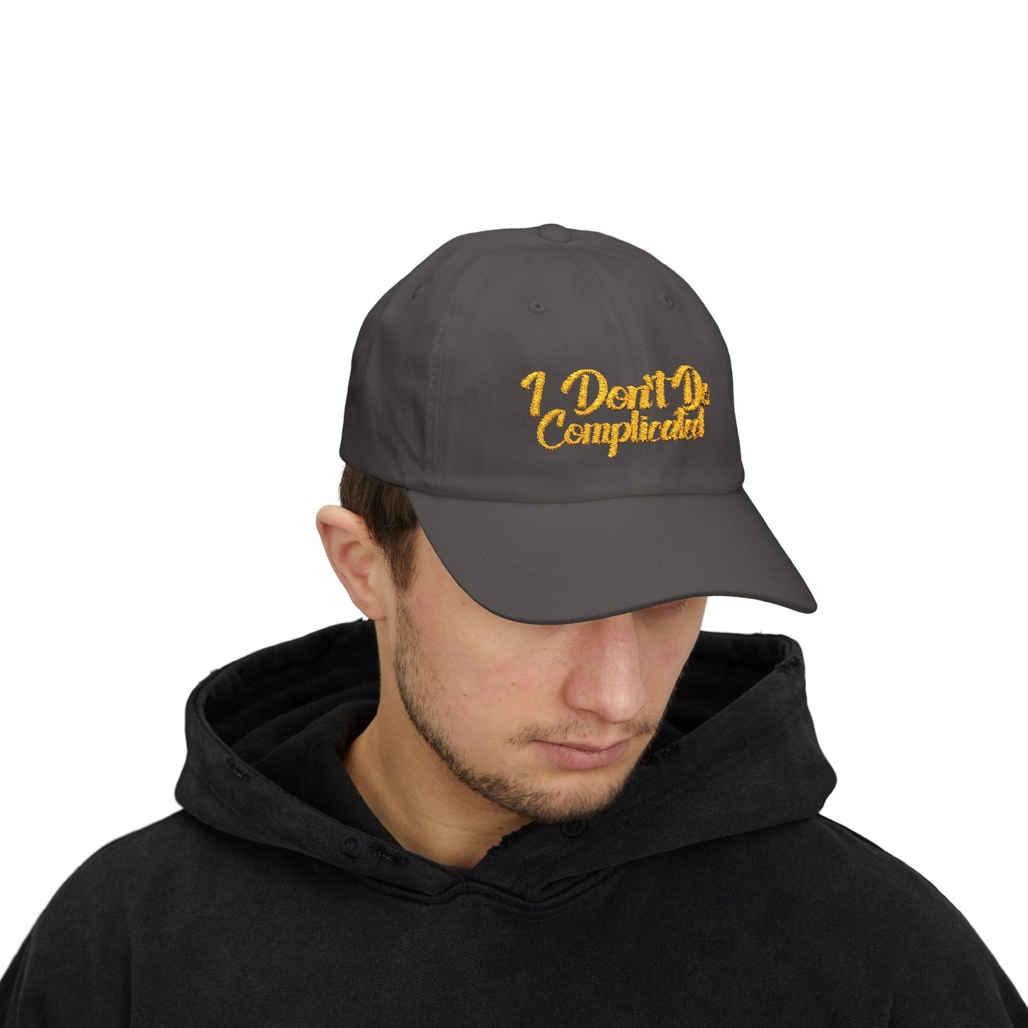 I Don't Do Complicated Classic Dad Cap - Casual Style for Stress-Free Days
