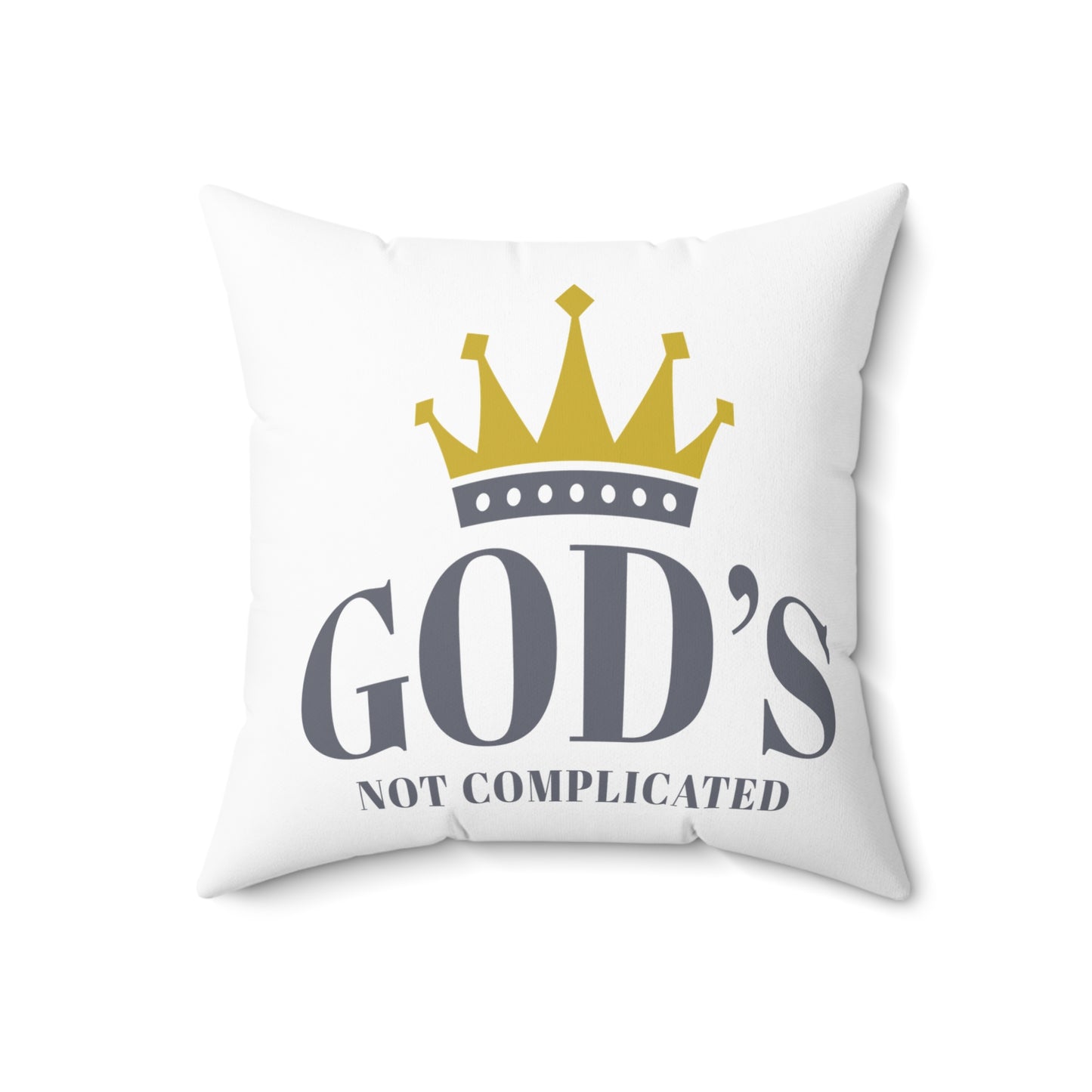 Spun Polyester Square Pillow