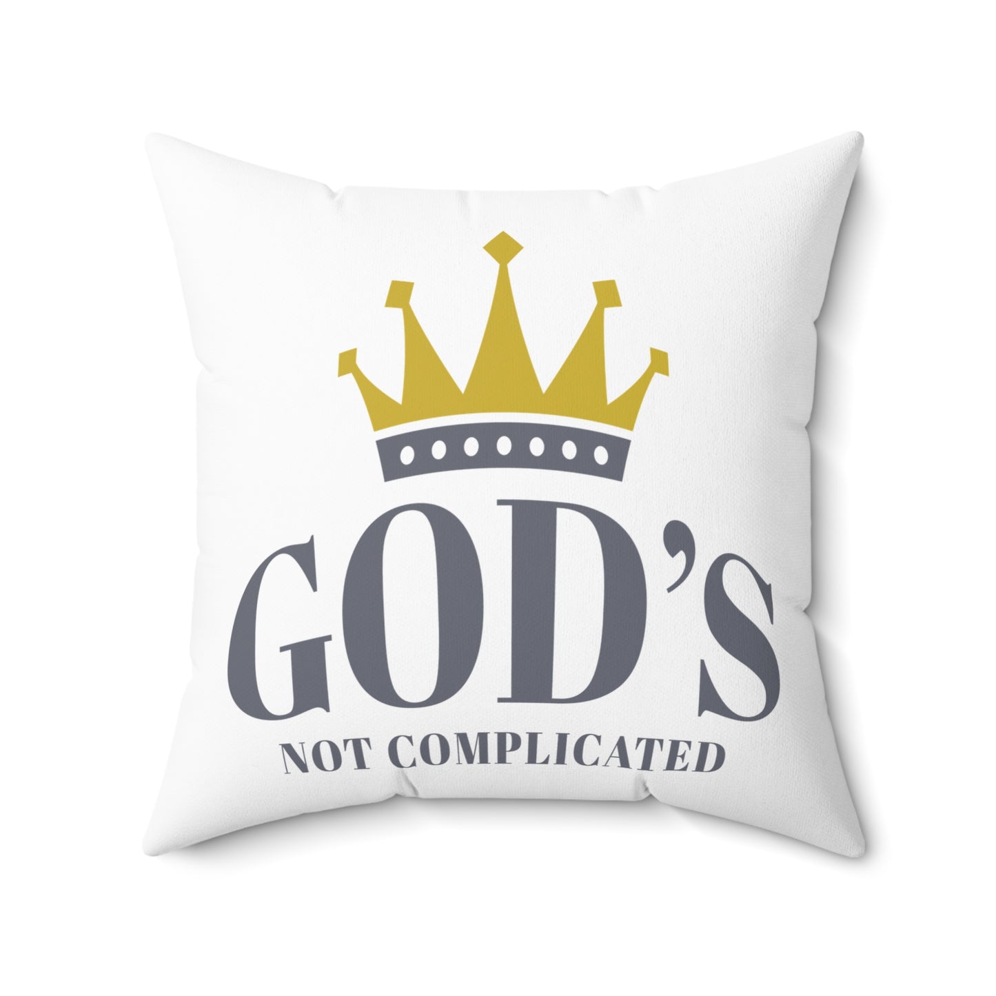 Spun Polyester Square Pillow